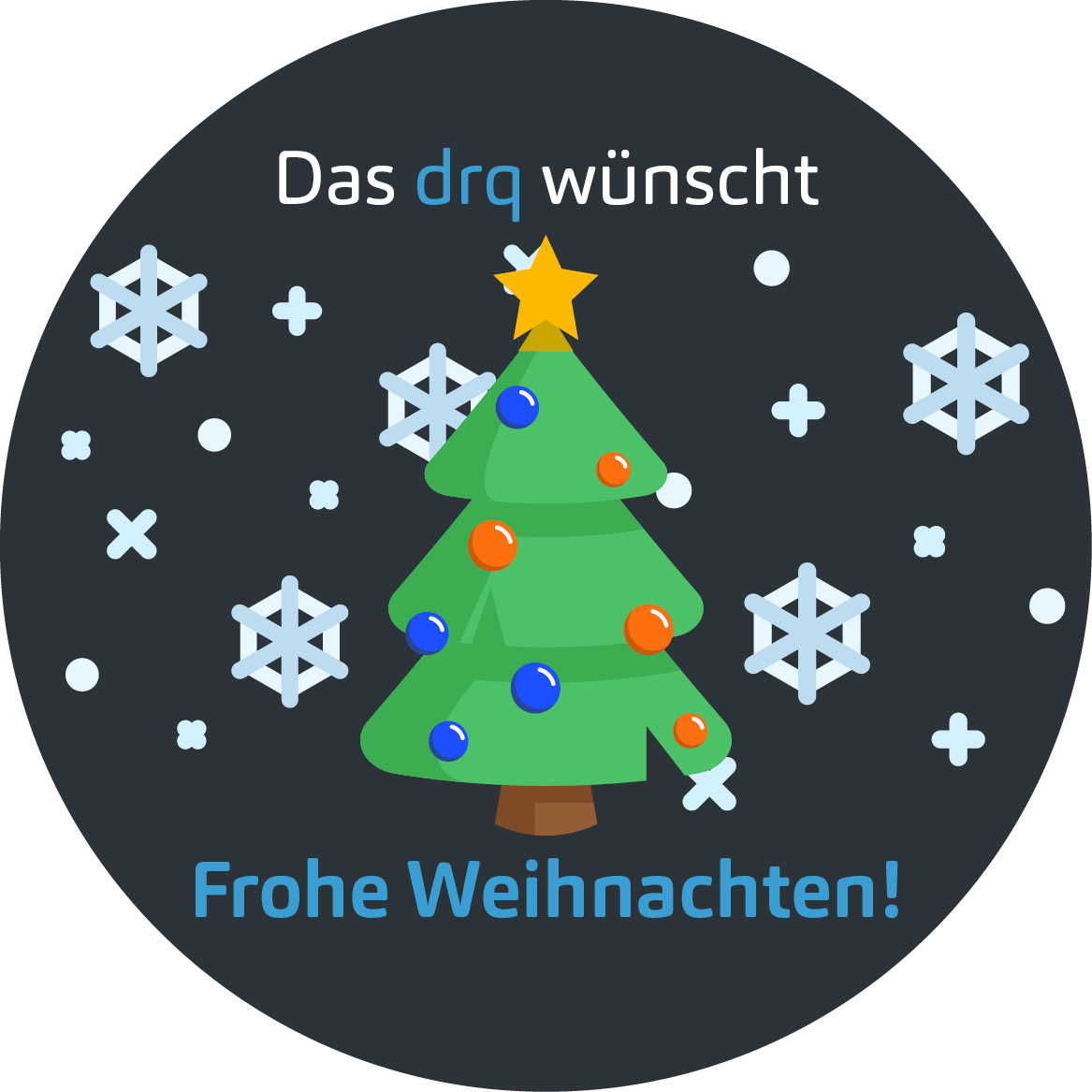 Frohe Weihnachten und ein gesundes neues Jahr wünscht Ihr drq-Team in Mönchengladbach!